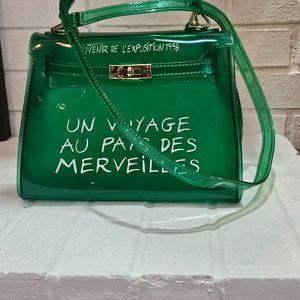 Limited Edition Souvenir Green PU Handbag